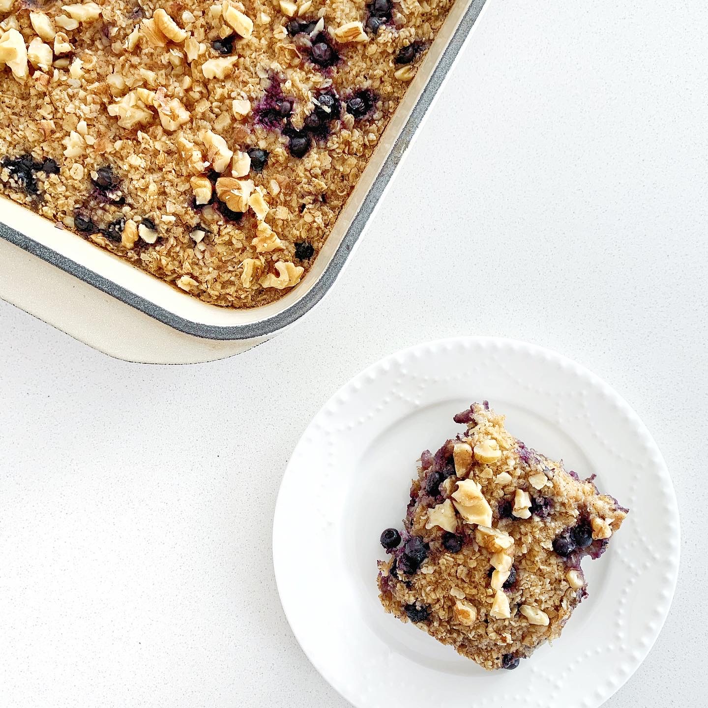 Baked Wild Blueberry Oatmeal
