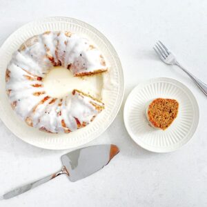 slice of espresso bundt cake