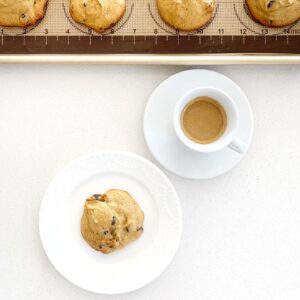 pumpkin cookie dough on plate