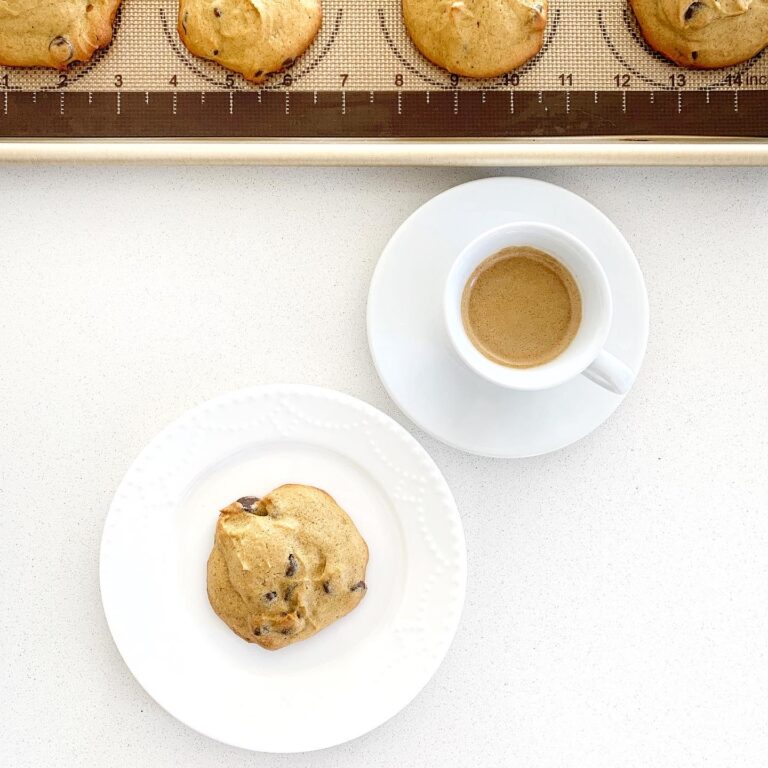 pumpkin cookie dough on plate