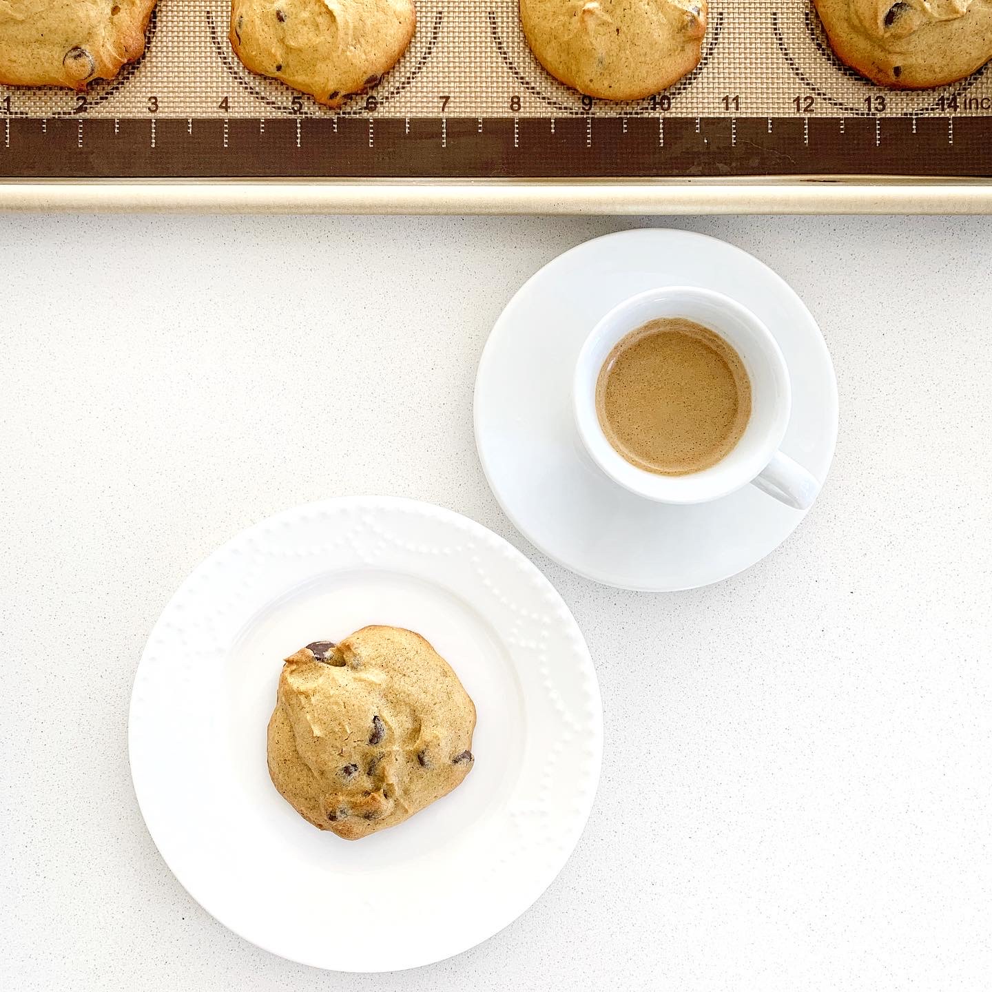 pumpkin cookie dough on plate