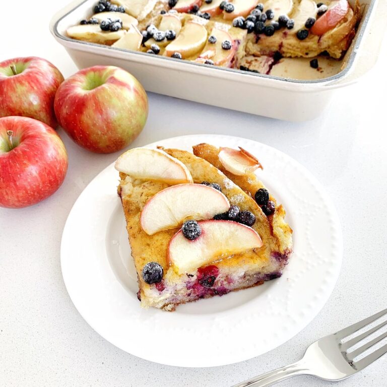 Apple Berry French Toast Bake