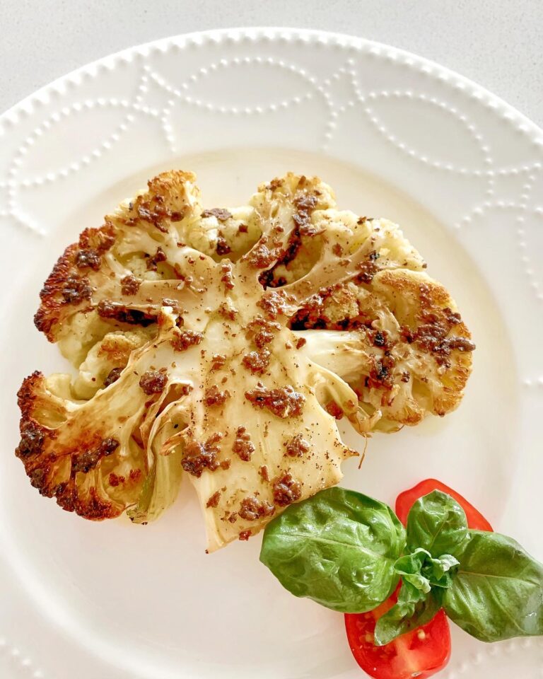 Cauliflower Truffle Steaks
