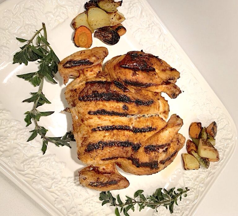 Spatchcock BBQ Chicken